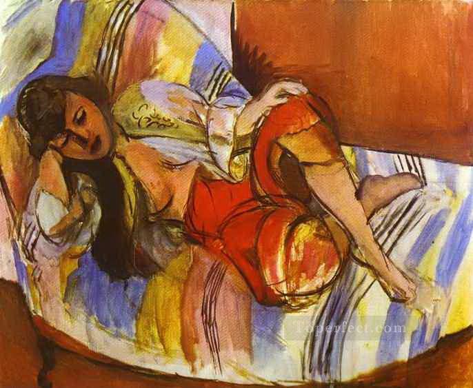 Odalisque 1923 abstract fauvism Henri Matisse Oil Paintings